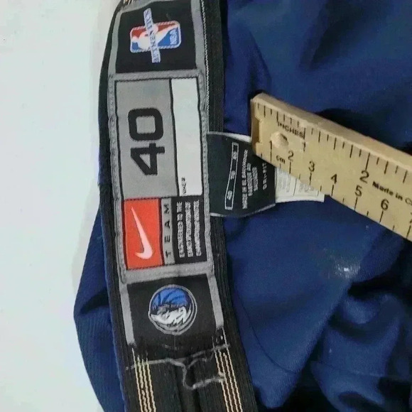 Dallas Mavericks Nike Team Pro Cut Basketball Shorts size 40 NBA Stitched - Picture 7 of 9